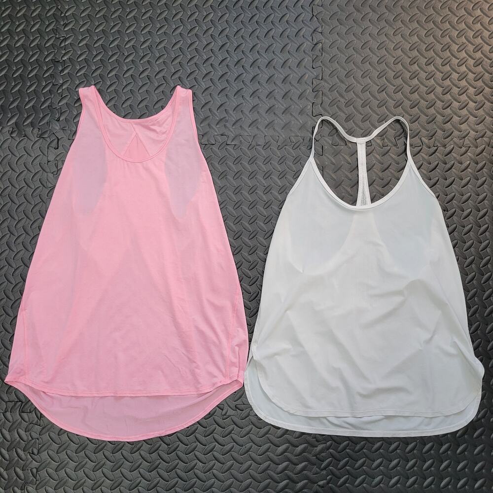Lululemon Tank Lot Size 6 Essential Tank + Delicate Day Tank Athleisure Gym Yoga